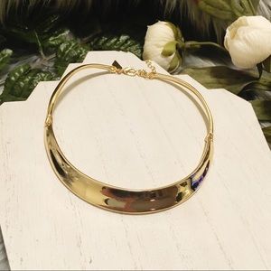 INC Gold Statement Scoop Necklace